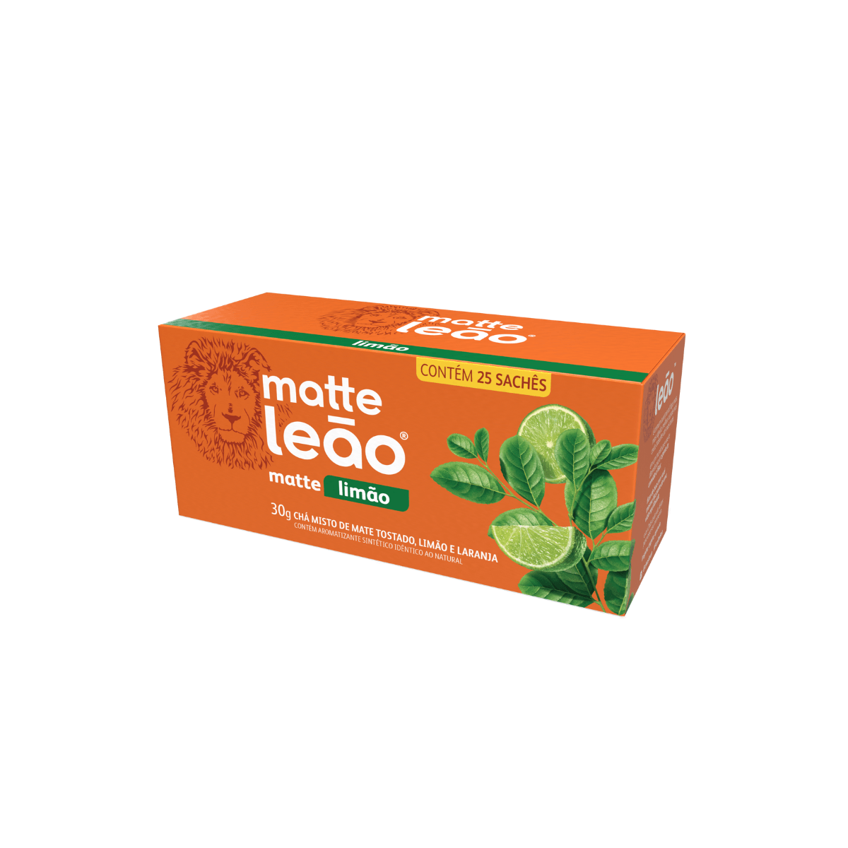 Chá Matte Limão 25x1,6g Leão